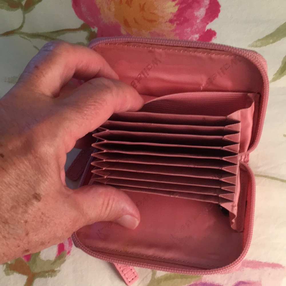 Pink Leather Wallet